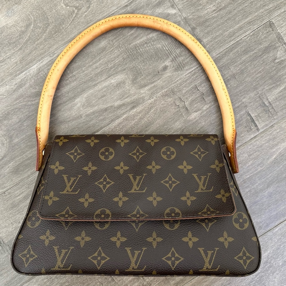 Louis Vuitton Looping Handbag Mini Monogram Canvas
